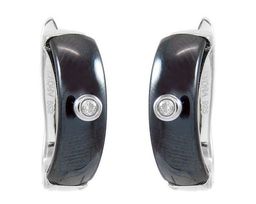 Серьги из серебра керамика, МКВ272