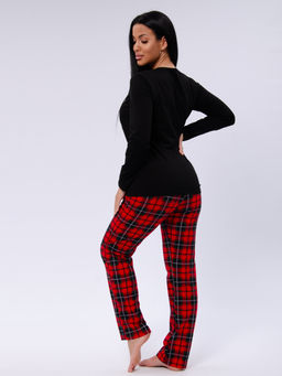 Пижама Рада, трикотаж - Малина фото 7