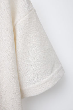TEXTURED KNIT T-SHIRT - Zara фото 4