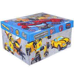 Коробка подарочная складная с крышкой, 31х25,5х16, Трансформеры