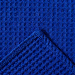 Полотенце вафельное Этель 70*140 см. цв.ярко-синий, 100% хл, пл 240 г/м2  фото 3