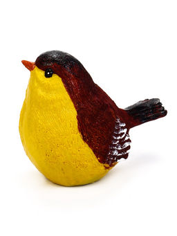 Садовая фигура из полистоуна «Синица», 12×10×7 см