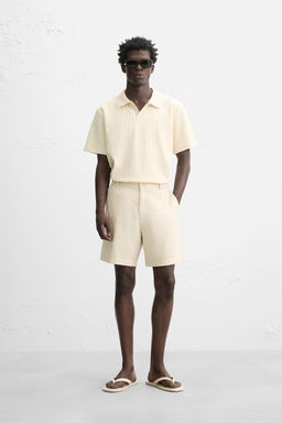 TEXTURED POLO SHIRT