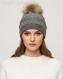 8202 Шапка женская флис (56-58)