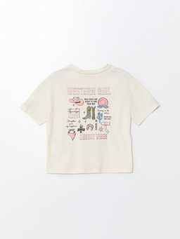 Bisiklet Yaka K?z ?ocuk Ti??rt