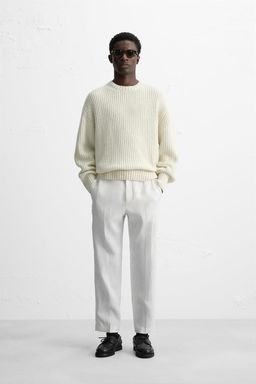 LINEN TROUSERS - Zara фото 3