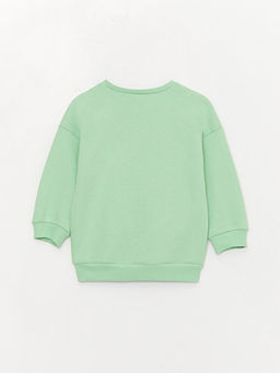 Bisiklet Yaka Uzun Kollu Bugs Bunny Bask?l? Erkek Bebek Sweatshirt - Waikiki фото 2