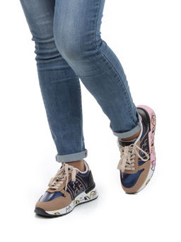 05-6026-61 BROWN Кроссовки женские (искусственные материалы) - No name фото 4