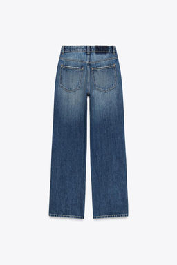 Z1975 STRAIGHT HIGH-WAIST LONG LENGTH JEANS - Zara фото 7