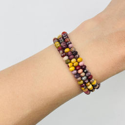 Бусины для украшений из Яшмы Мукаит