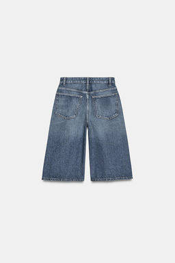 BERMUDA JORTS DENIM TRF TIRO MEDIO / Azul - Zara фото 6