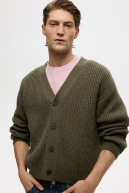 C?rdigan en punto de canal? Loose Fit - H&m фото 2