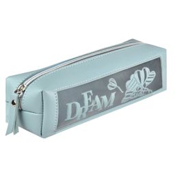 Пенал школьный, арт.58399/ 24 МЕЧТАЙ (без наполнения, 19.5х5.5х6 см, искусственная кожа, нейлон, мол