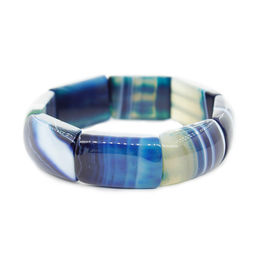 Браслет Афродита агат синий