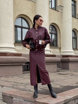 Юбка AURA 5076-176-Р бургунди