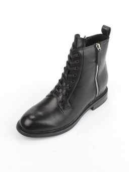 04-M3-1492 BLACK Ботинки зимние женские (натуральная кожа, натуральный мех) - Фабричный китай фото 4