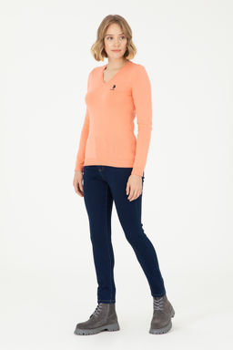 Женские сиреневые джинсовые брюки - U.s. polo assn фото 3