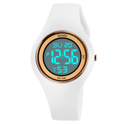 Часы наручные Skmei женские электронные спортивные 2026white