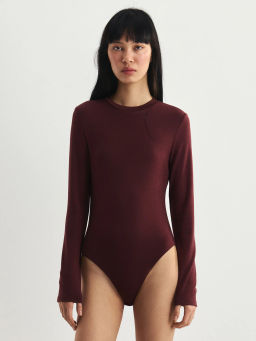 Боди с длинным рукавом из вискозы ZR2609013403-79 / Zarina