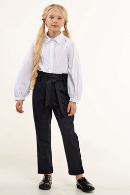 Школьные брюки для девочки Mooriposh, модель 0413