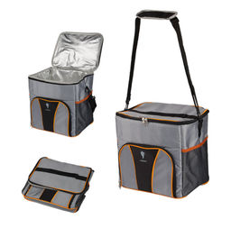 Термосумка Leonord ML15202, 20л, р-р: 30x22x30см, цвет: серый+оранжевый 104933