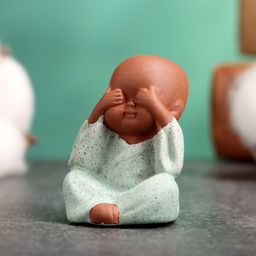 Цена за 2 шт. Фигурка керамика TAKE IT EASY «Ничего не вижу. Мидзару», 4.5×3.5 см