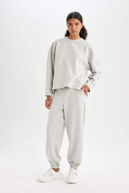 DeFactoFit Толстовка для спортсменов из ткани с круглым вырезом для подводного плавания  фото 5