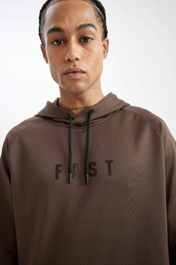 DeFactoFit Спортивная толстовка стандартного кроя с капюшоном для подводного плавания  фото 6