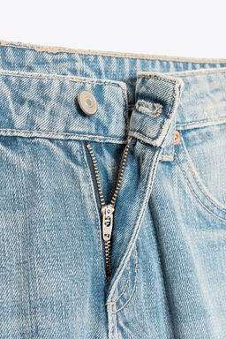 JEANS TRF WIDE LEG TIRO BAJO / Azul / Gris - Zara фото 9