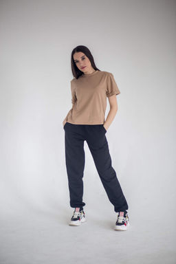 Футболка высокое качество пенье 95% хлопок, 5% лайкра - Knitka wear фото 4