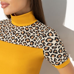 Водолазка комбинированная С тобой вдвоём (chik) - Charutti фото 3