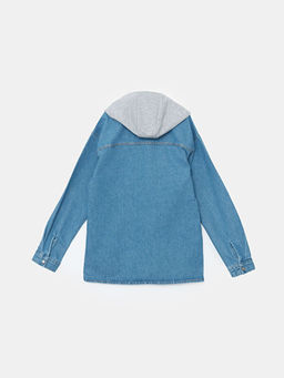 Rahat Kal?p Kap??onlu Erkek ?ocuk Jean G?mlek - Waikiki фото 2