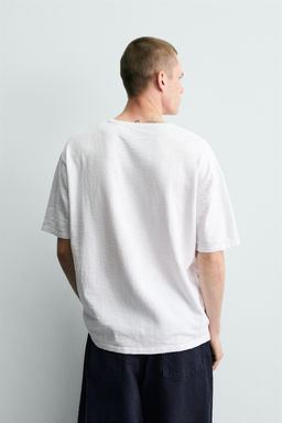 CAMISETA PUNTO ESTRUCTURA FLAM? / Blanco - Zara фото 3