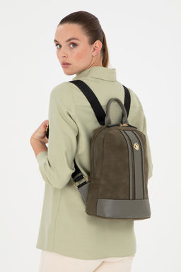 Женская сумка цвета хаки Неожиданная скидка в корзине