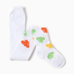 Колготки детские KAFTAN Чебурашка 116-122 см, белые