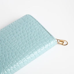 Кошелёк на молнии, цвет голубой - Simaland фото 3