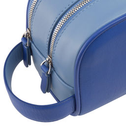 Косметичка кожаная DuDu серии Thani | васильковый - Dudubags фото 3