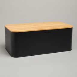 ХЛЕБНИЦА AGNESS BLACK, 33,5Х19Х12,5 СМ  фото 2