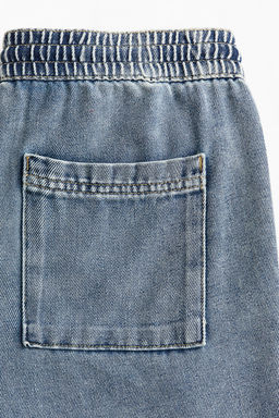 Pantalon sin cierre en denim - H&m фото 2