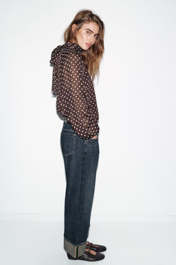 POLKA DOT BLOUSE WITH BOW - Zara фото 15