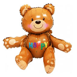Воздушный шар фольгированный 30" «Мишка», под воздух