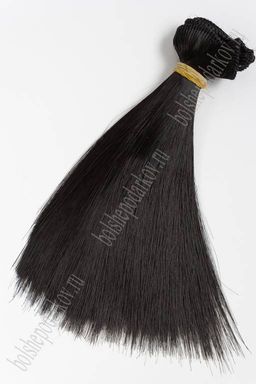 Фурнитура "Трессы для кукол Premium" 15 см; 30 гр (SF-2859) прямые №2А