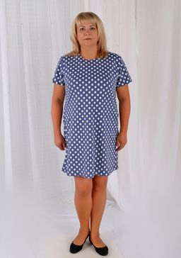Платье Устина-2 индиго