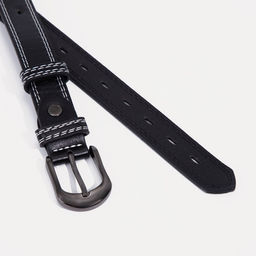 Ремень женский, ширина 2,4 см, винт, пряжка металл, цвет чёрный - Simaland фото 2