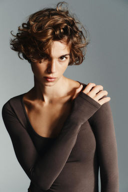 LONG SLEEVE BODYSUIT - Zara фото 3