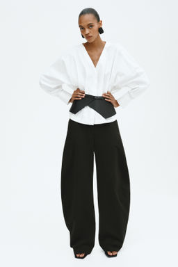 Blusa entallada de algod?n - H&m фото 2