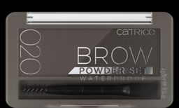 CATRICE Водостойкая пудра для бровей в наборе Brow Powder Set Waterproof, 020 Ash Brown