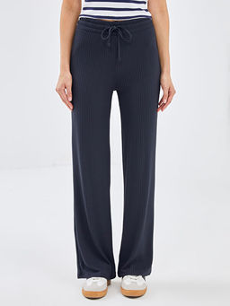 Beli Lastikli D?z Ka?korse Kad?n Pantolon