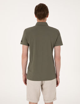 Haki Ultralight Kuma_ Slim Fit Polo Yaka Ti__rt
