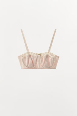 POINTELLE FLORAL BRALETTE - Zara фото 2
